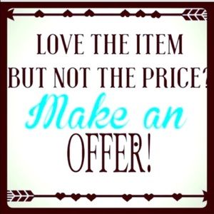 Reasonable offers accepted!